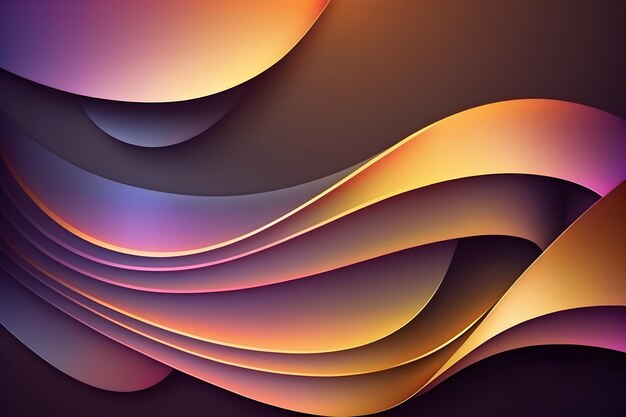 gradient luxurious golden background. ai generated