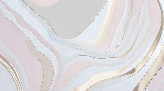 Gradient marble pastel background with golden lines