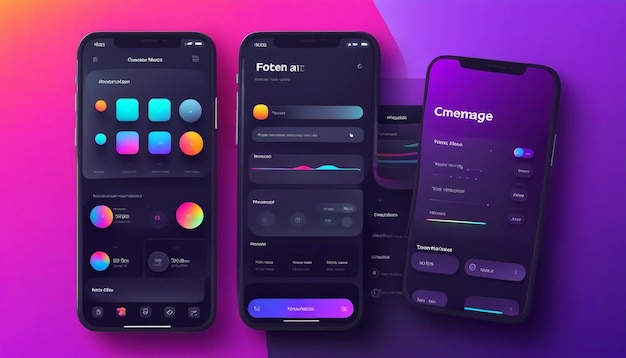 Photo gradient mode app template