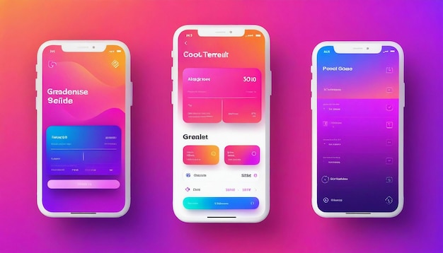 Photo gradient mode app template