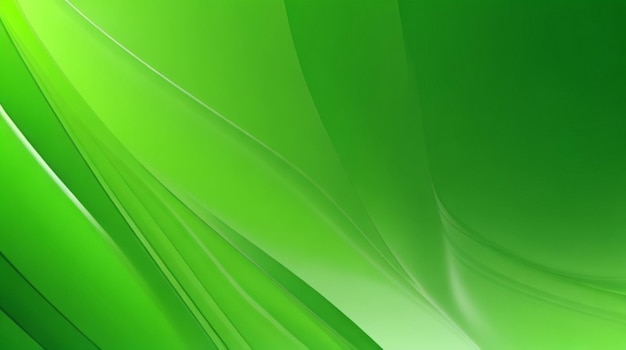 Gradient monochromatic green abstract background