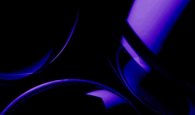 Gradiënt Neon Navy Shiny Glowing Effects Abstract achtergrondontwerp