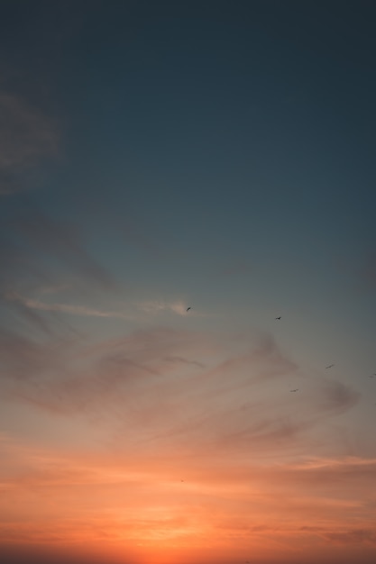 写真 空のグラデーション