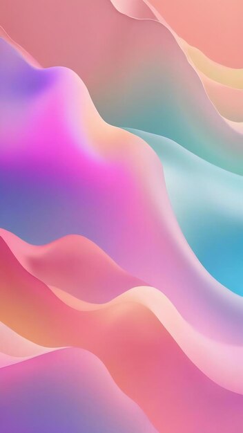 Gradient in pastel colors wallpapers branding and other projects