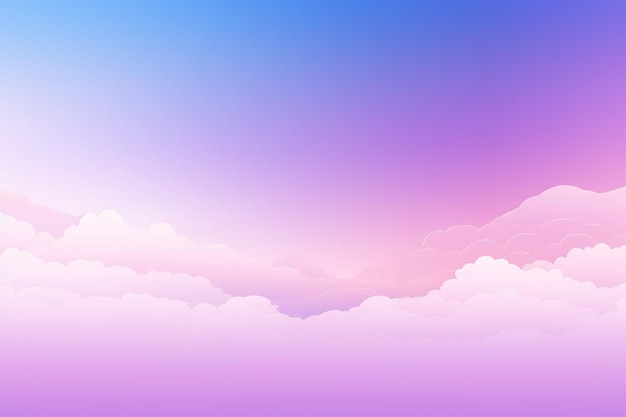 グラディエントパステル色の空の背景