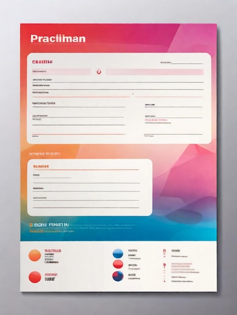 Photo gradient prescription template