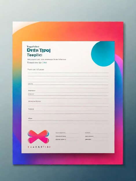 Photo gradient prescription template