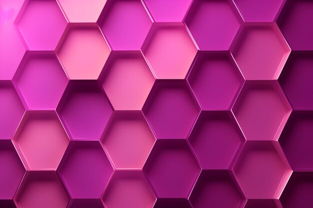 Gradient purple hexagonal background