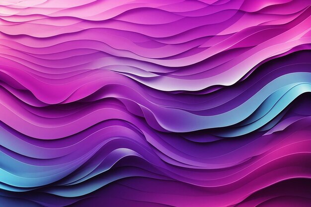 Gradient purple wavy background