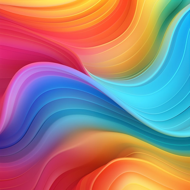 Gradient rainbow background