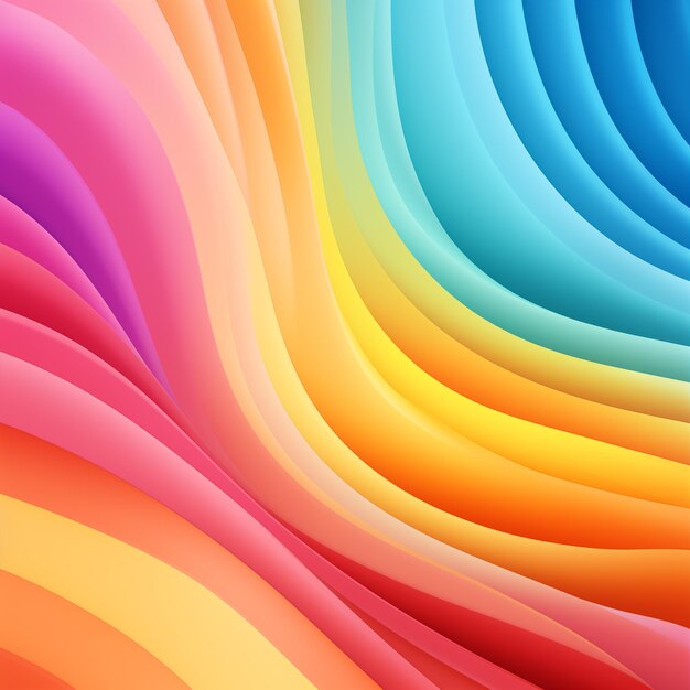 Gradient rainbow background