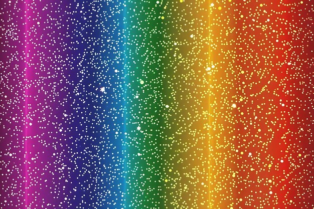 Gradient rainbow glitter background