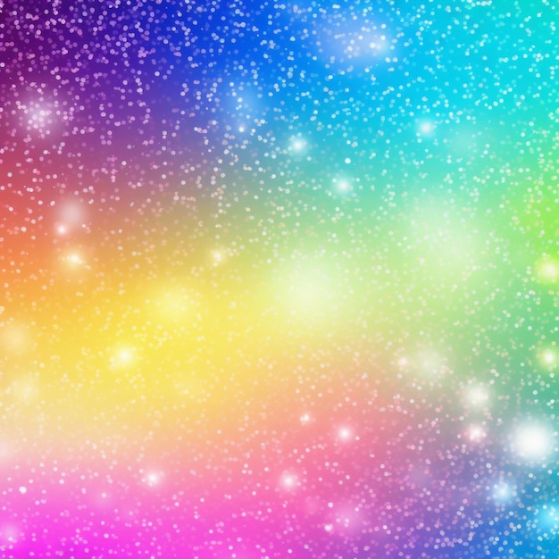 Photo gradient rainbow glitter background