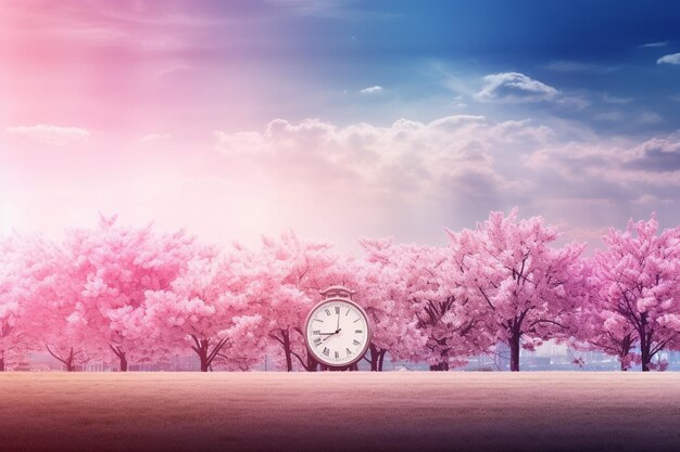 Photo gradient spring forward horizontal