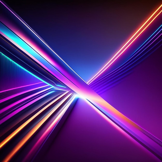 Gradient style network connection futuristic technology background