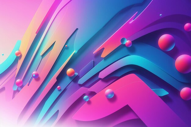 Gradient technology futuristic background