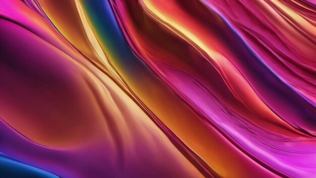 Gradient texture background 3d metal liquid abstract 3d metal backgroundwaves colorful background