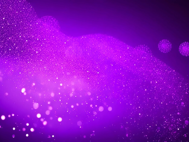 Gradient violet glowing particles background free download