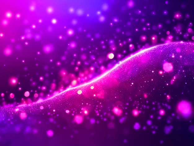 Gradient violet glowing particles background free download