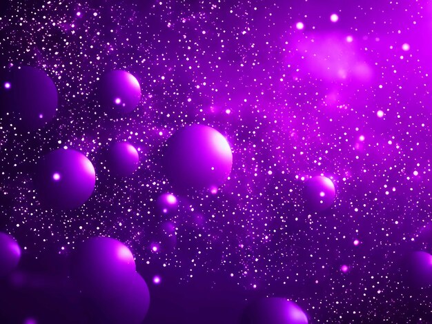 Gradient violet glowing particles background free download