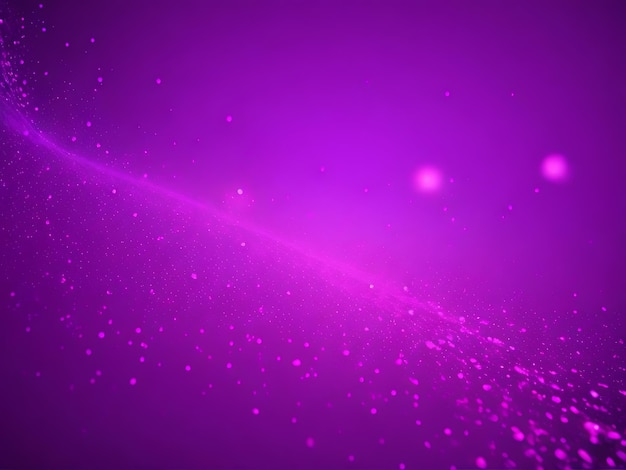 Gradient violet glowing particles background and wellpaper