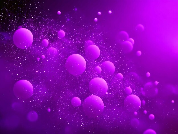 Gradient violet glowing particles background