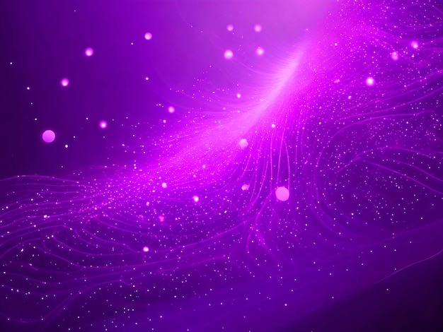 Photo gradient violet glowing particles background