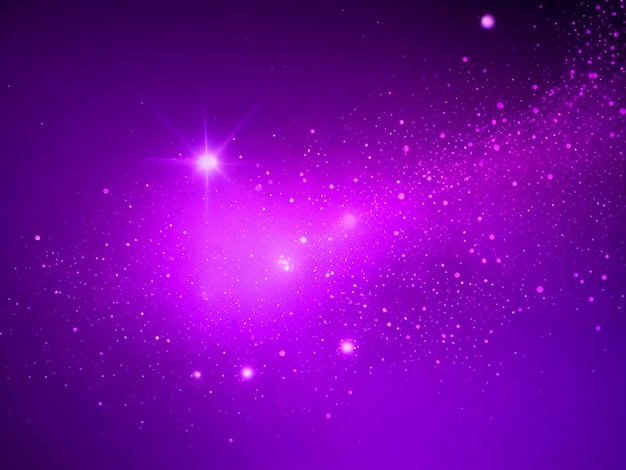 gradient violet glowing particles background