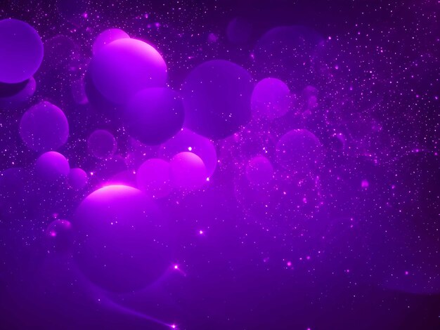 gradient violet glowing particles background