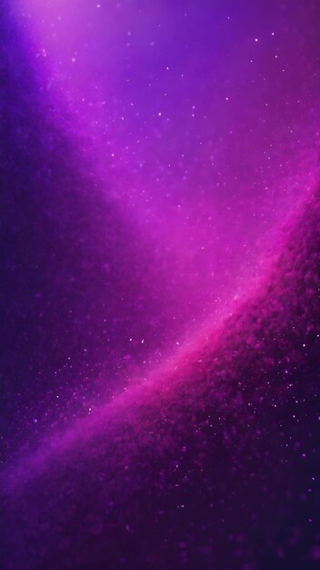 Gradient violet glowing particles background