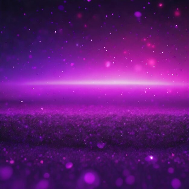 Gradient violet glowing particles background