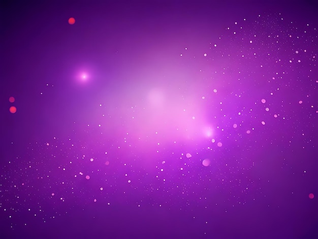 Gradient violet glowing particles background