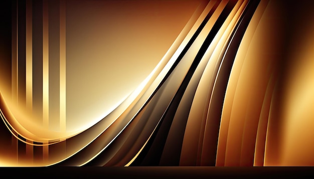 Gradient wallpaper gold background vector illustration