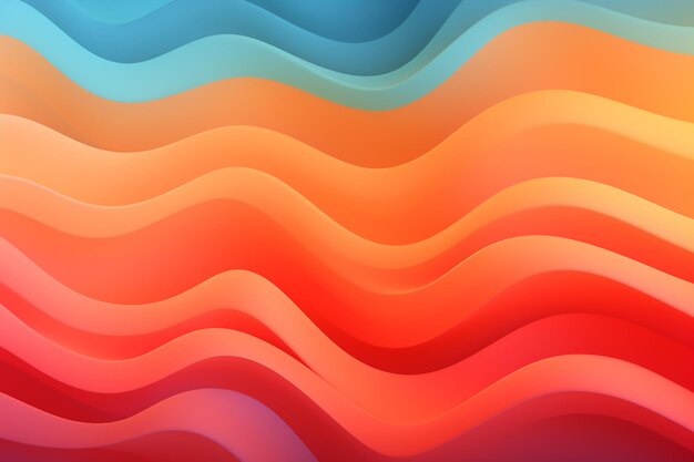 Gradient wavy background