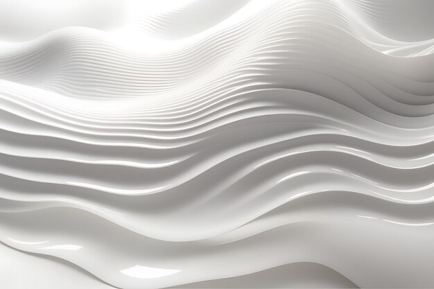 Gradient white background wavy lines