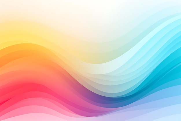 Gradient white background wavy lines