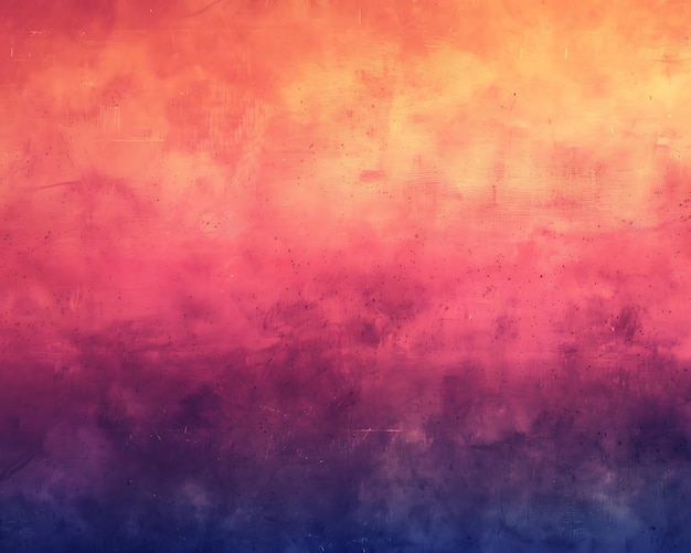 Gradiënte textuur met zonsondergangskleuren die een vintage achtergrond vormen die perfect is voor creatief ontwerp