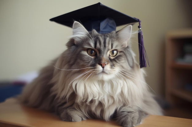 Graduate cat Generate AI