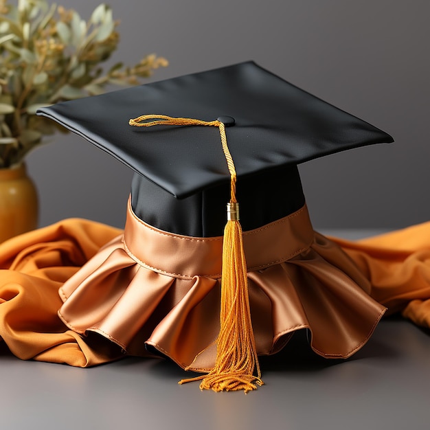 graduation cap mockup