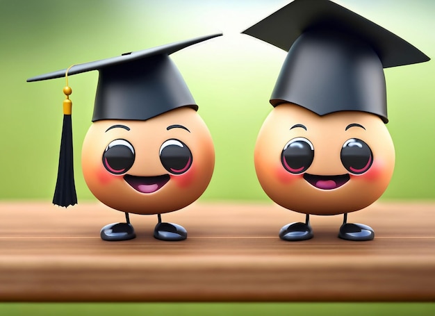 Photo graduation cute emoticon