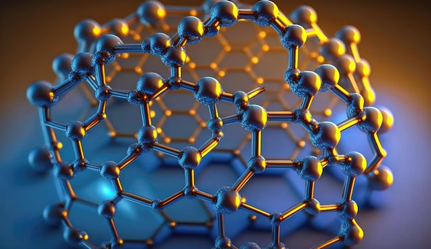 Grafeen verwondert de nanotechnologie Vooruitgang en innovatie in de wetenschap
