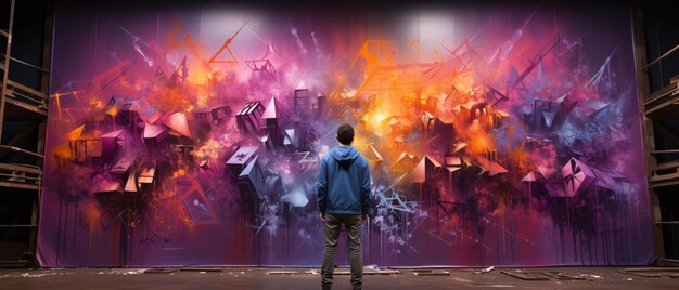 Photo graffiti art