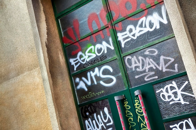 Graffiti en tags