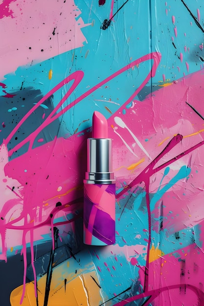 Graffiti Glam Bright Colors Elevating Beauty Care Essentials