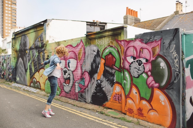 Graffiti op de muur