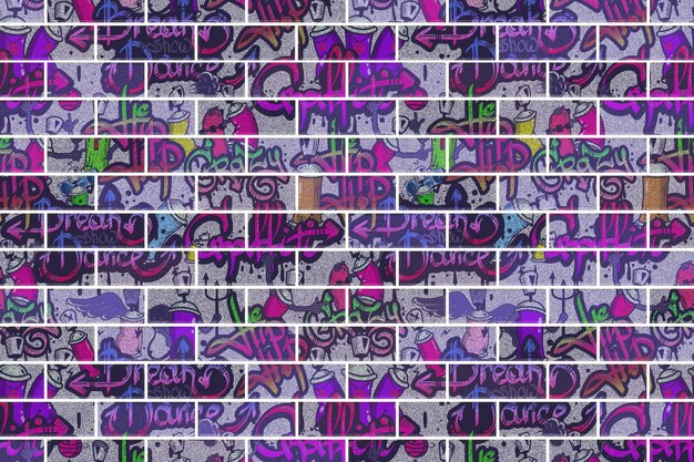 Graffiti wall background