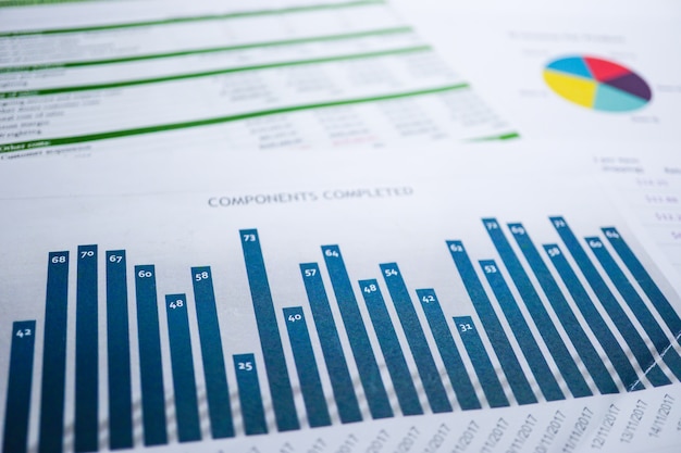 Grafiekpapier. Financieel, Account, Statistieken, Analytische onderzoeksdata-economie, Business