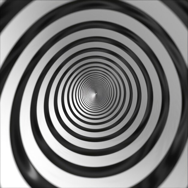Foto grafisch ontwerp abstract illusie spiraal 3d illustratie