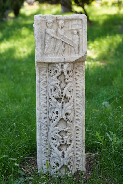 Grafstèle in Museum van Anatolische Beschavingen Ankara Turkiye