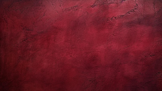 穀物の濃い赤のペンキの壁または赤い紙の背景またはテクスチャ